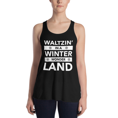 Waltzin' in a Winter Wonder Land Form-Fitting Racerback Tank