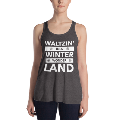 Waltzin' in a Winter Wonder Land Form-Fitting Racerback Tank