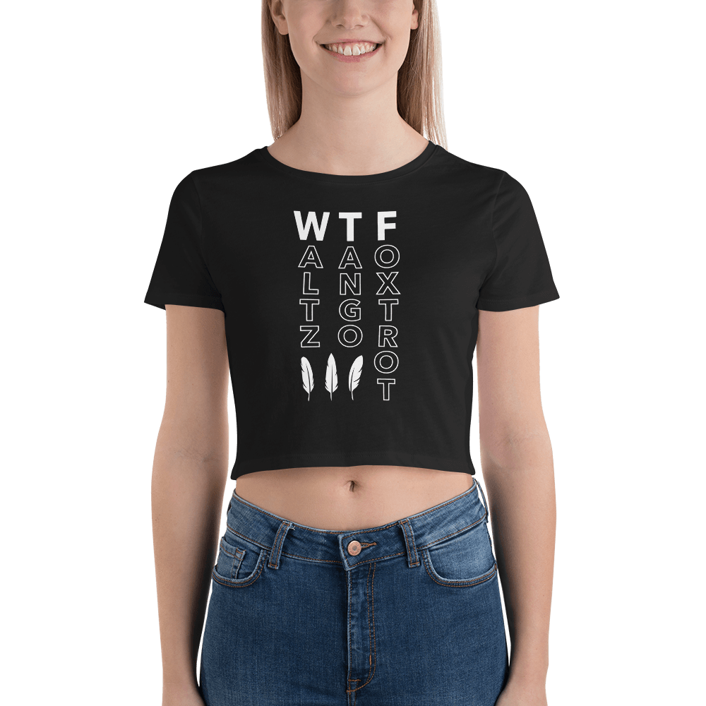 WTF Form-Fitting Crop-Top