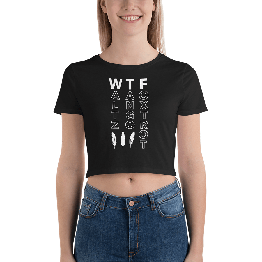WTF Form-Fitting Crop-Top
