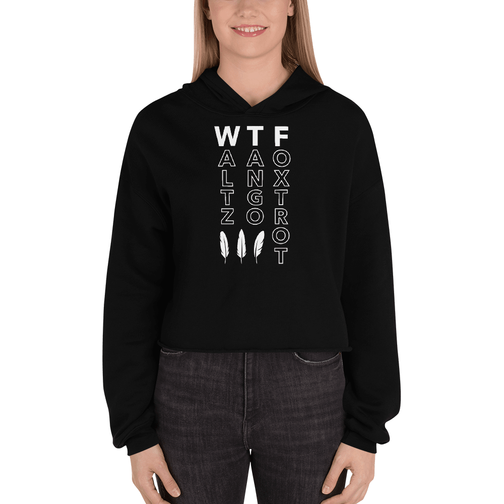 WTF Unisex Crop Hoodie