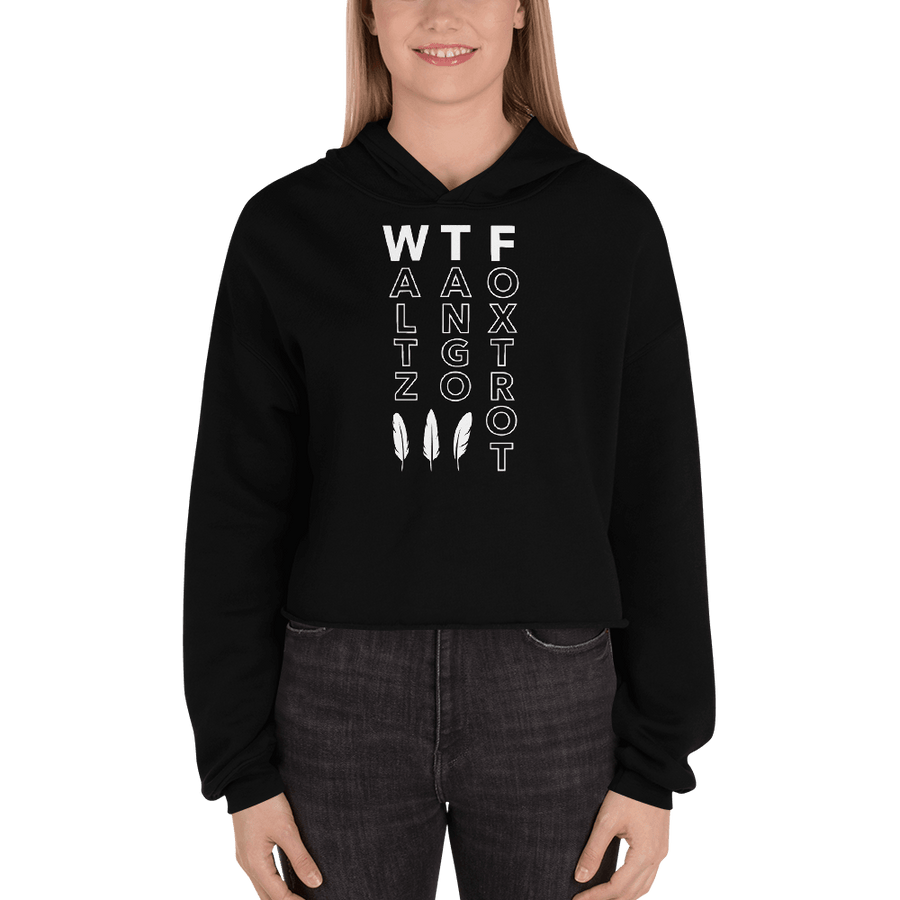 WTF Unisex Crop Hoodie